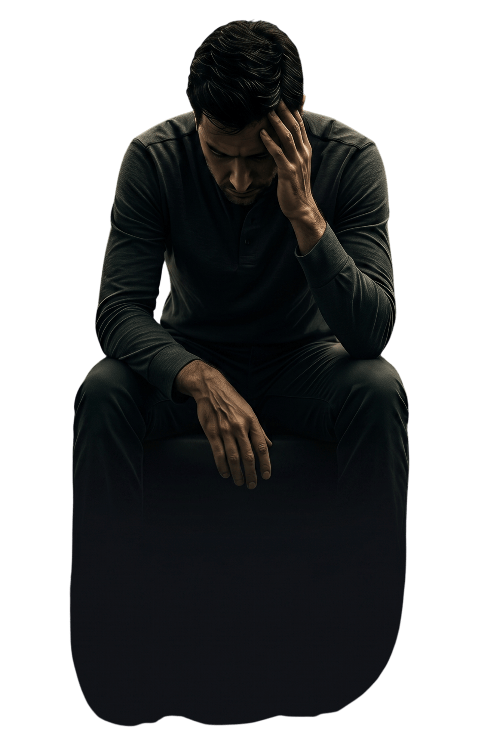 Modern Health Crisis — Tired man